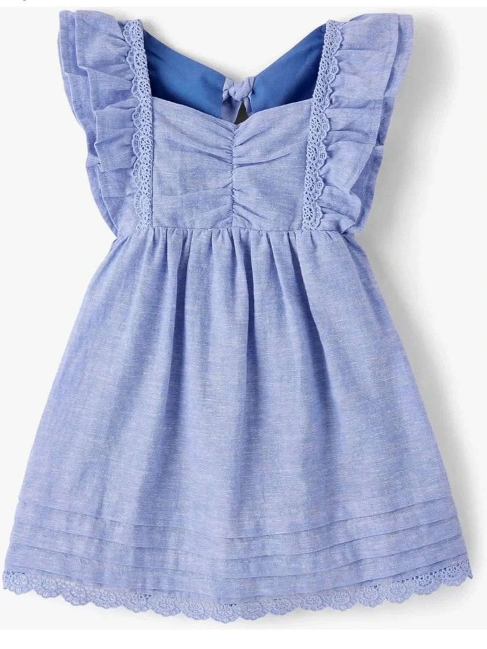 Gymboree Light Blue Ruffle-Trim Girls' Dress